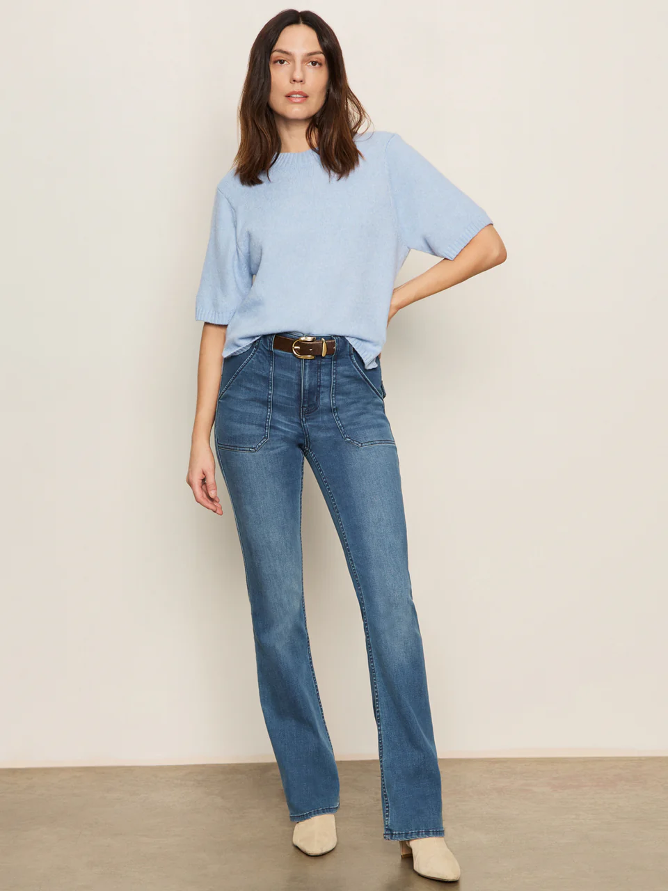 Sanctuary The Perfect Sweater Tee - Blue Powder