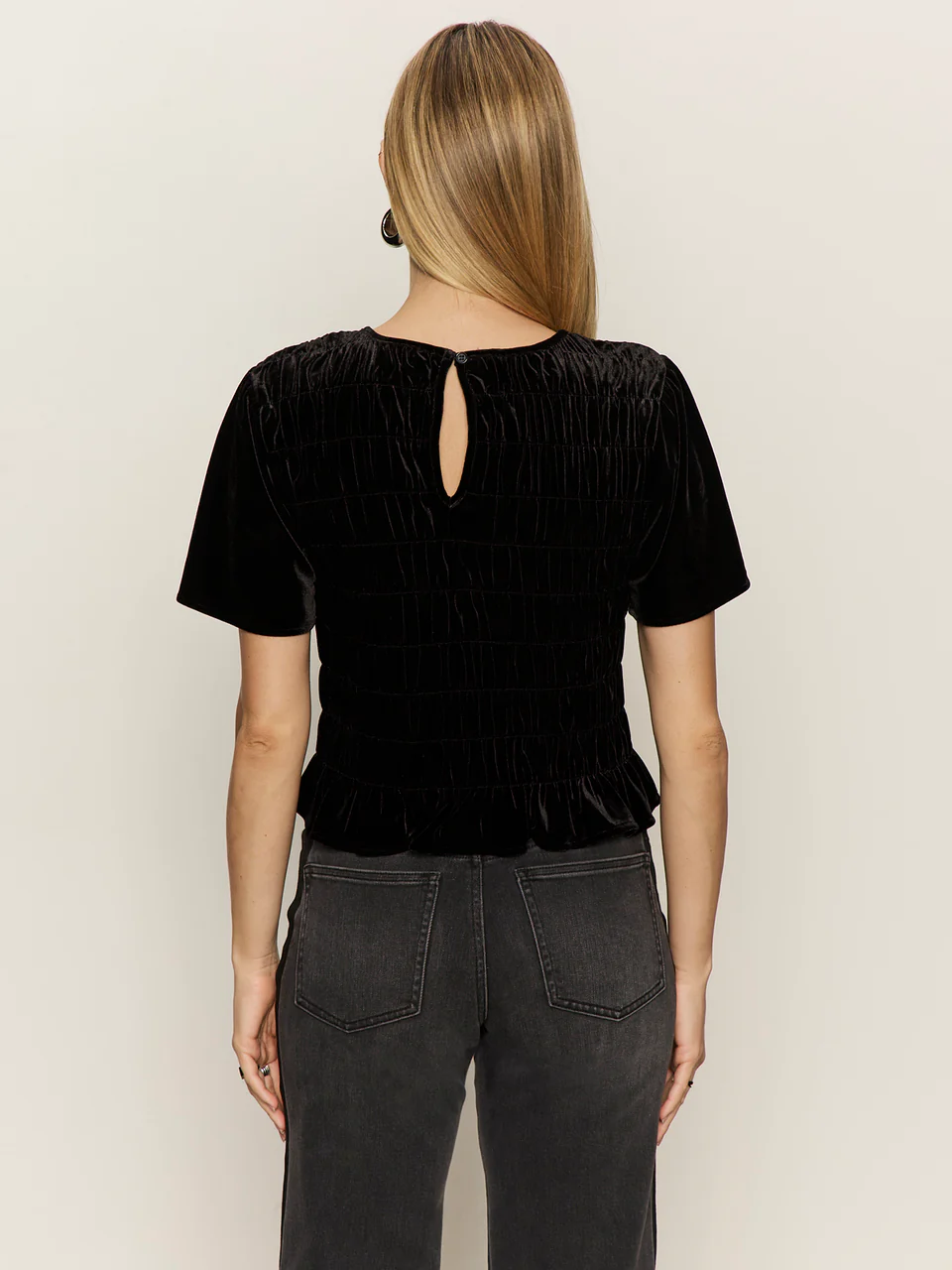 Sanctuary We Belong Together Velvet Top - Black