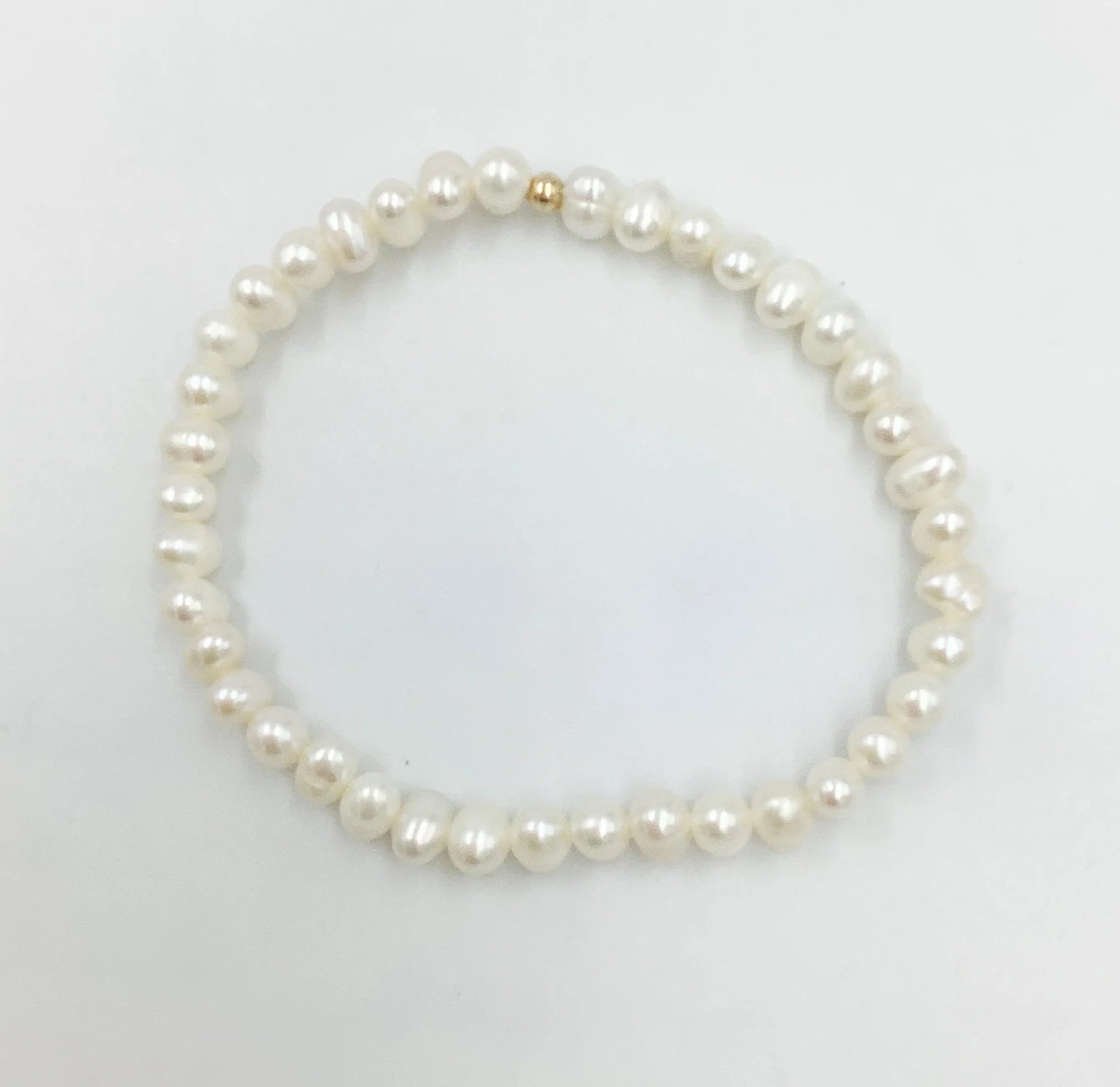Saskia de Vries 4mm Freshwater Pearl Bracelet