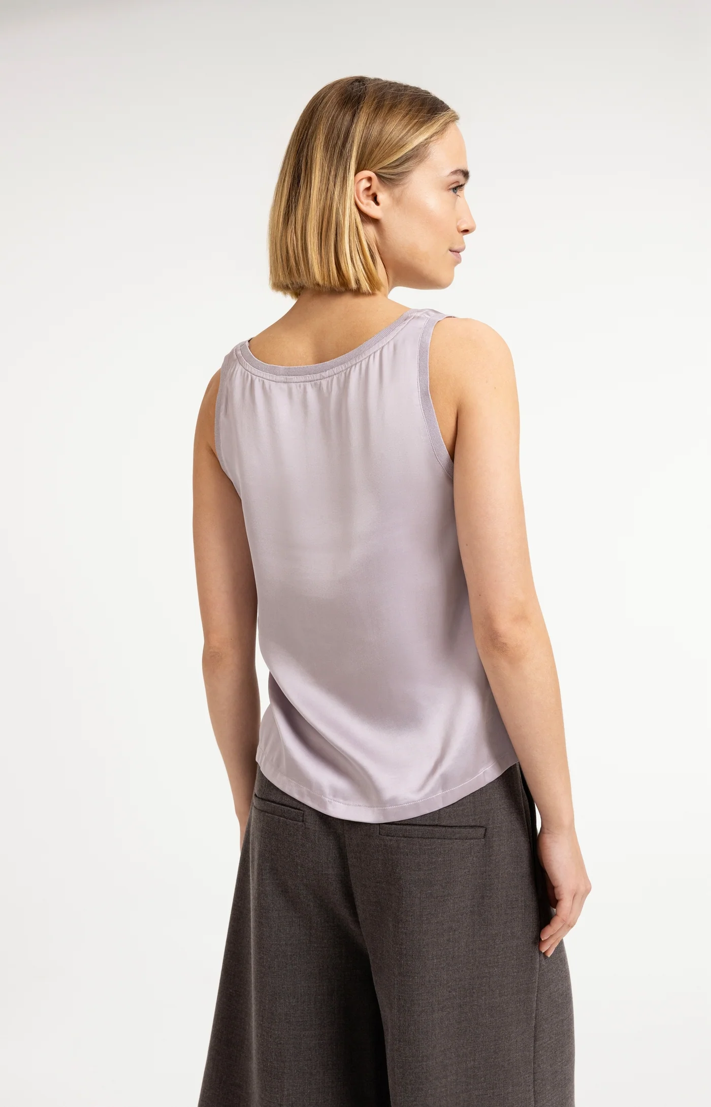 Yaya Satin Tank - Iris