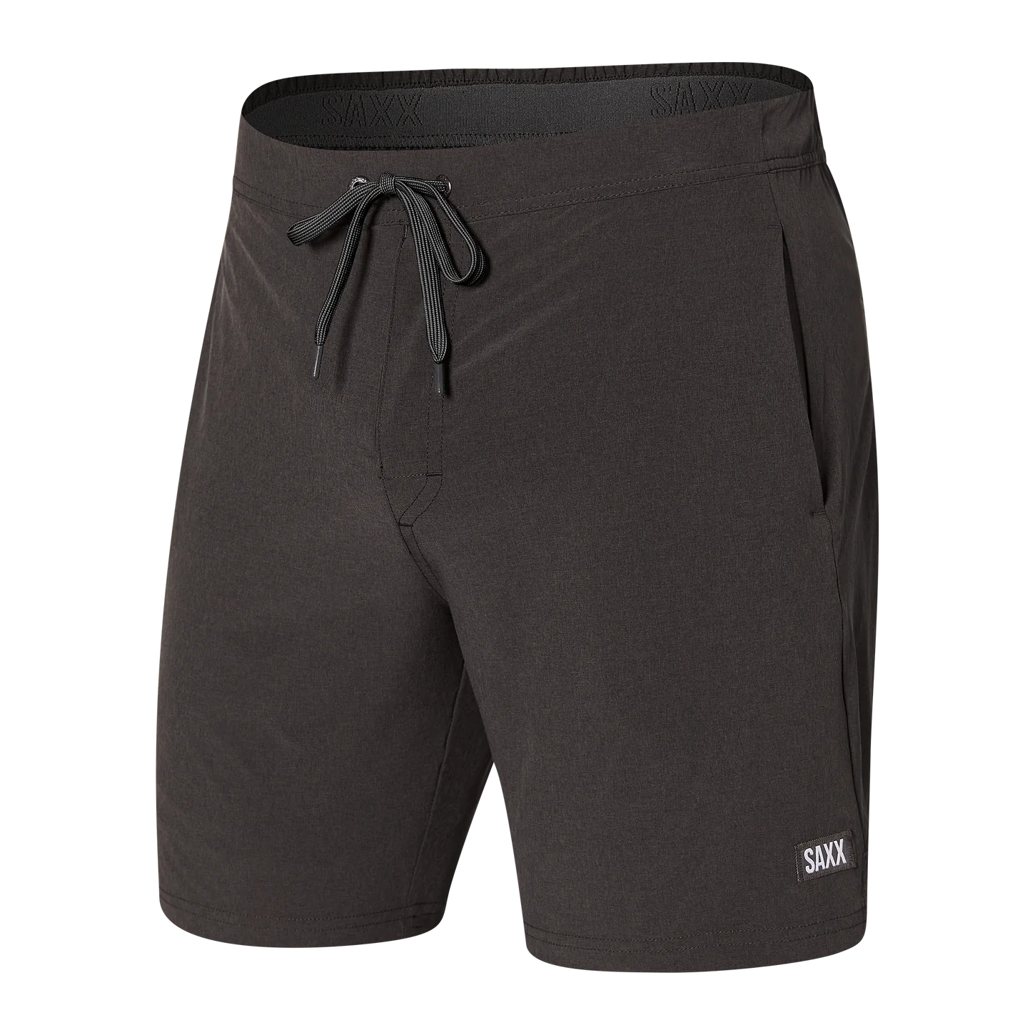 Saxx 7” Sport 2 Life 2 in 1 Short - Faded Black Heather Mens - Other Mens - Bottoms by Saxx | Grace the Boutique