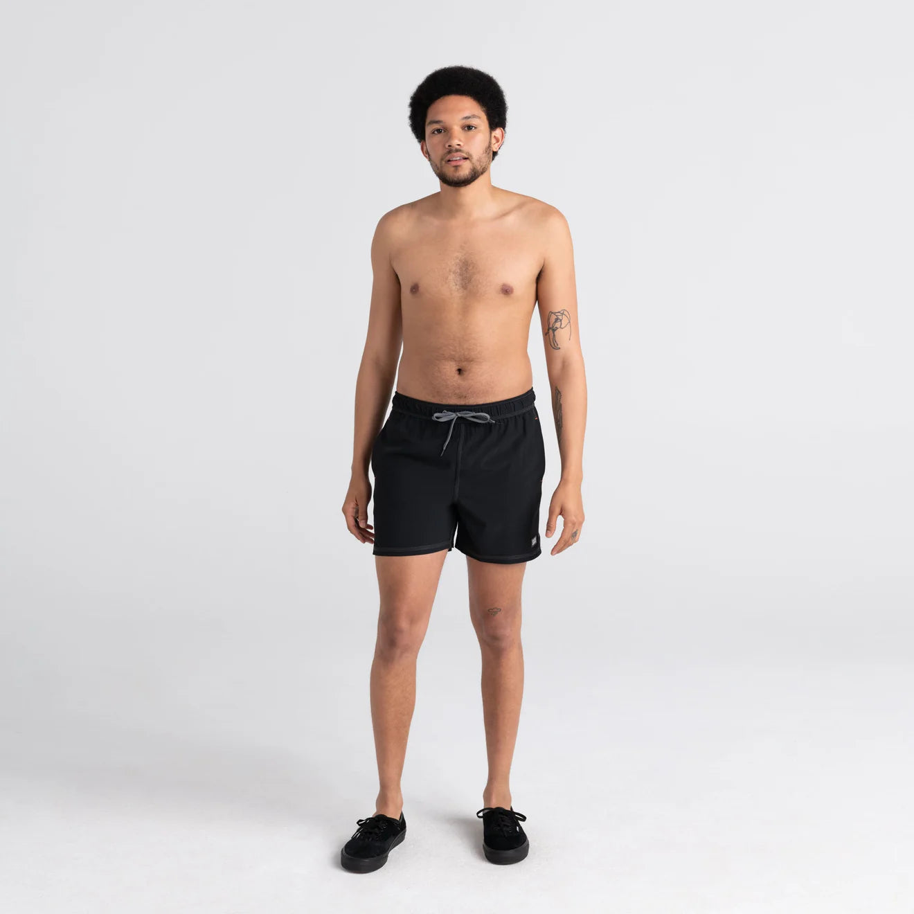 Saxx Oh Buoy Stretch Swim Shorts 5” - Black Mens - Other Mens - Swim by Saxx | Grace the Boutique