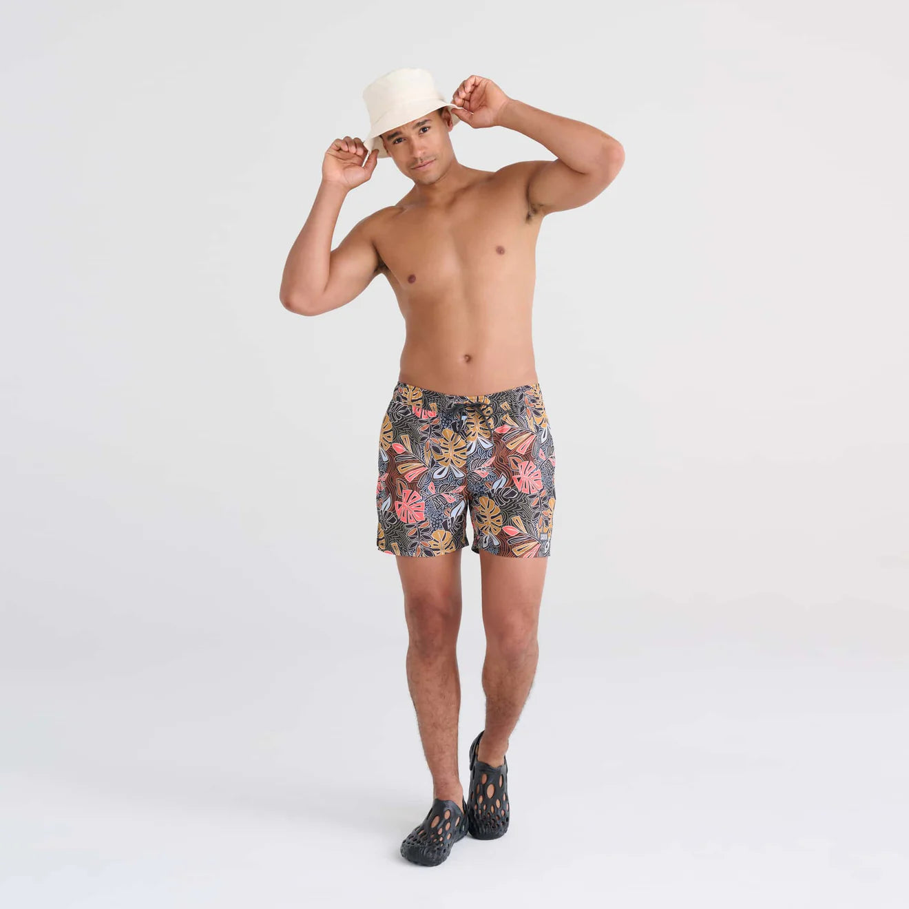 Saxx Oh Buoy Stretch Swim Shorts 5” - Desert Palms Mens - Other Mens - Swim by Saxx | Grace the Boutique