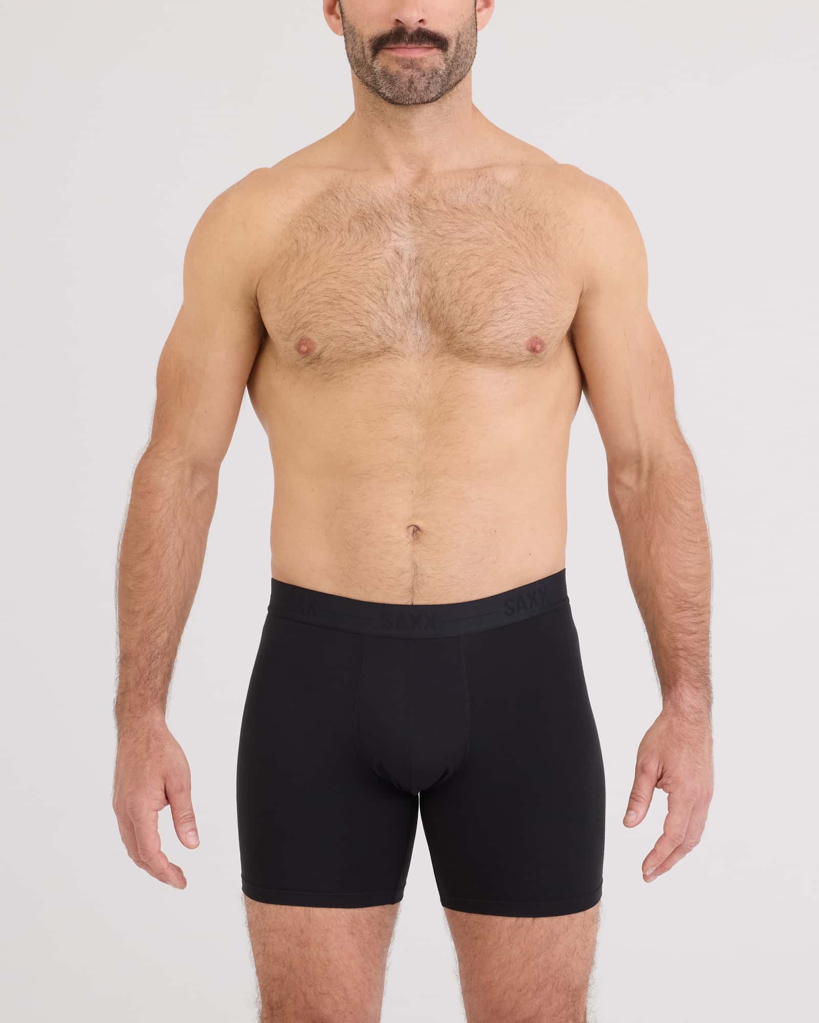 Saxx Smooth Luxe Modal Boxer Brief - Black