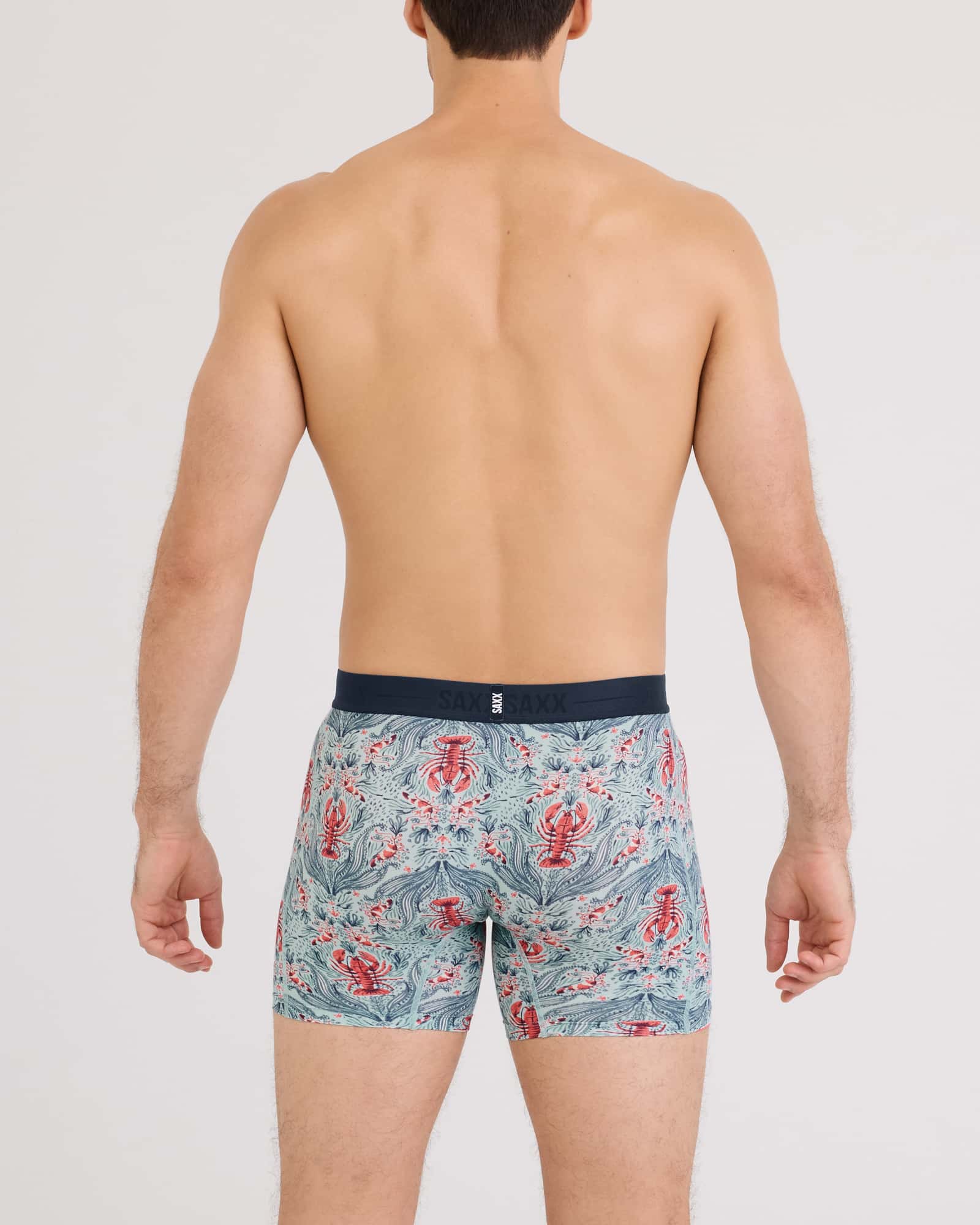 Saxx Smooth Luxe Modal Boxer Brief - Lobster Flourish