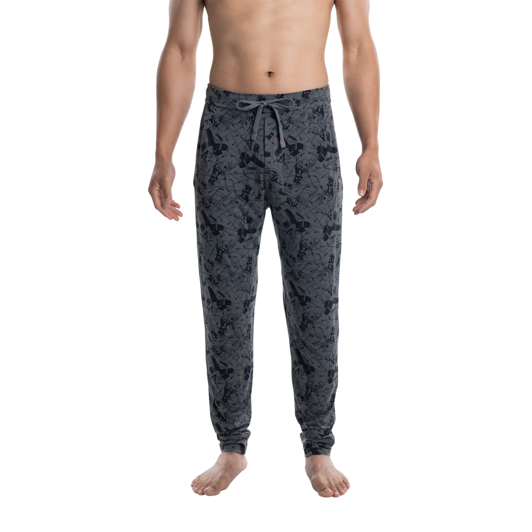 Saxx Snooze Pant - Wild Slapshot Graphite Mens - Other Mens - Lounge by Saxx | Grace the Boutique