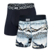 Saxx Ultra Boxer Brief 2 Pack - Foggy Mtns/Ink Asher Mens - Saxx - Ultra by Saxx | Grace the Boutique