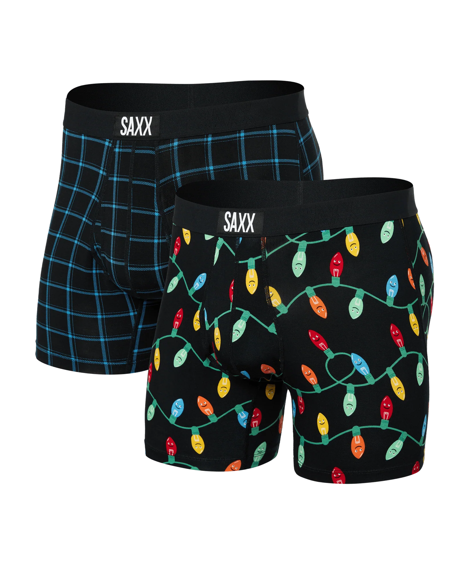 Saxx Ultra Boxer Brief 2 Pack - Getta Watt/Windowpane Mens - Saxx by Saxx | Grace the Boutique