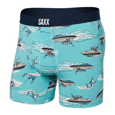 Saxx Ultra Boxer Brief - Sharkski - Turquoise Unclassified by Saxx | Grace the Boutique