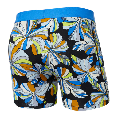 Saxx Ultra Super Soft Boxer Brief Fly - Flower Pop Blue Mens - Saxx - Ultra by Saxx | Grace the Boutique