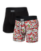 Saxx Vibe Boxer Brief 2 Pack - All the Santas/Blk Mens - Saxx by Saxx | Grace the Boutique