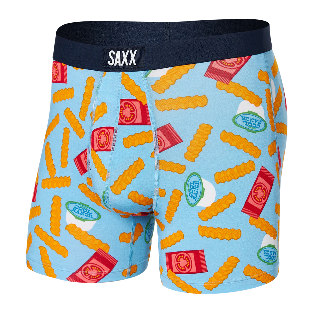 Saxx Vibe Boxer Brief - Cool Ranch - Light Blue Mens - Saxx - Vibe by Saxx | Grace the Boutique