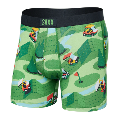 Saxx Vibe Boxer Brief - Excite Carts - Green Unclassified by Saxx | Grace the Boutique