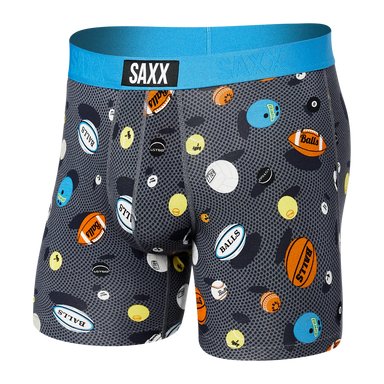 Saxx Vibe Super Soft Boxer Brief - Balls to the Walls Black Men’s - Saxx - Vibe by Saxx | Grace the Boutique