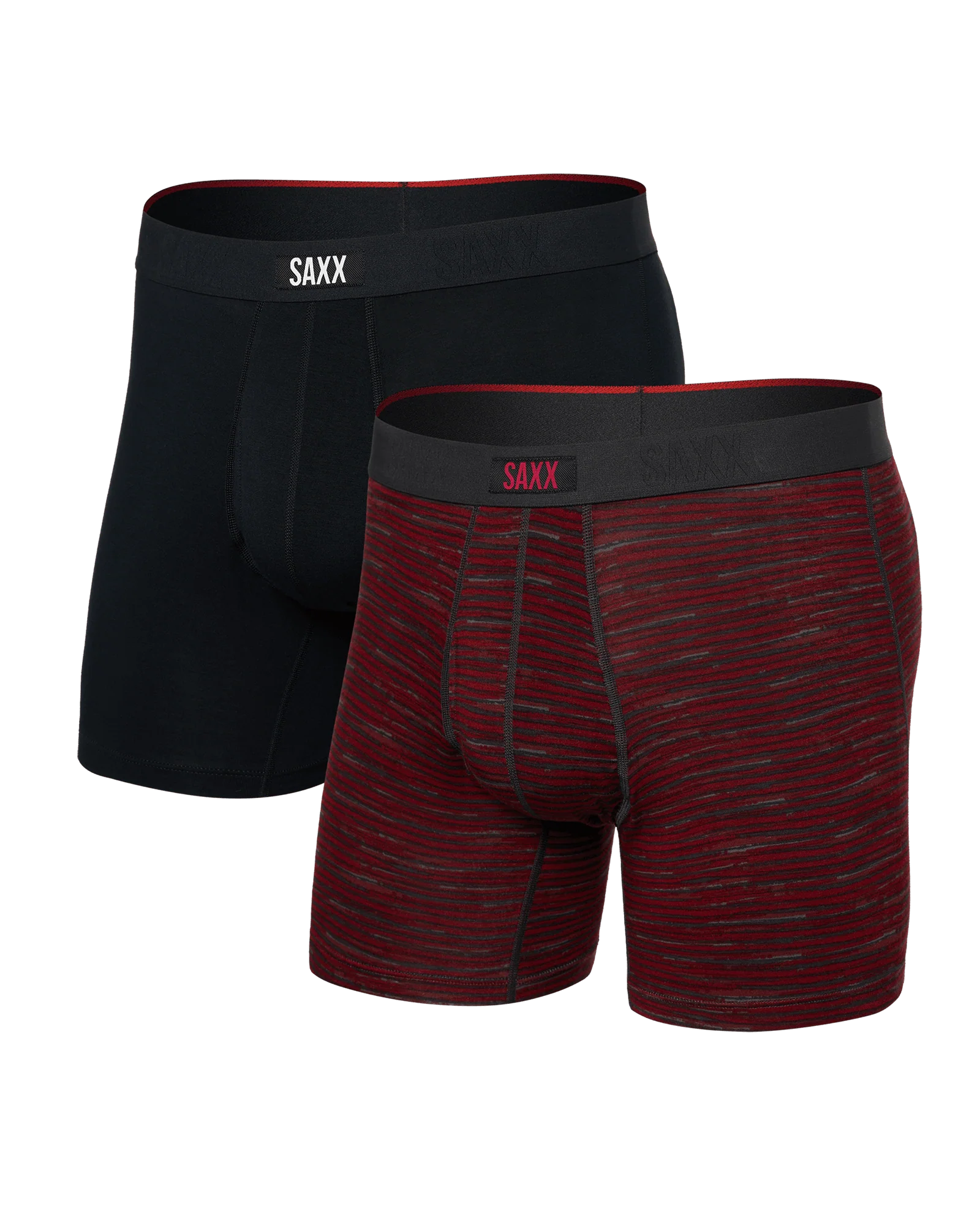 Saxx Vibe Xtra Boxer Brief 2 Pack - Spacedye Stripe Mens - Saxx by Saxx | Grace the Boutique