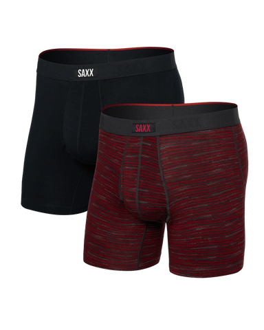 Saxx Vibe Xtra Boxer Brief 2 Pack - Spacedye Stripe Mens - Saxx by Saxx | Grace the Boutique