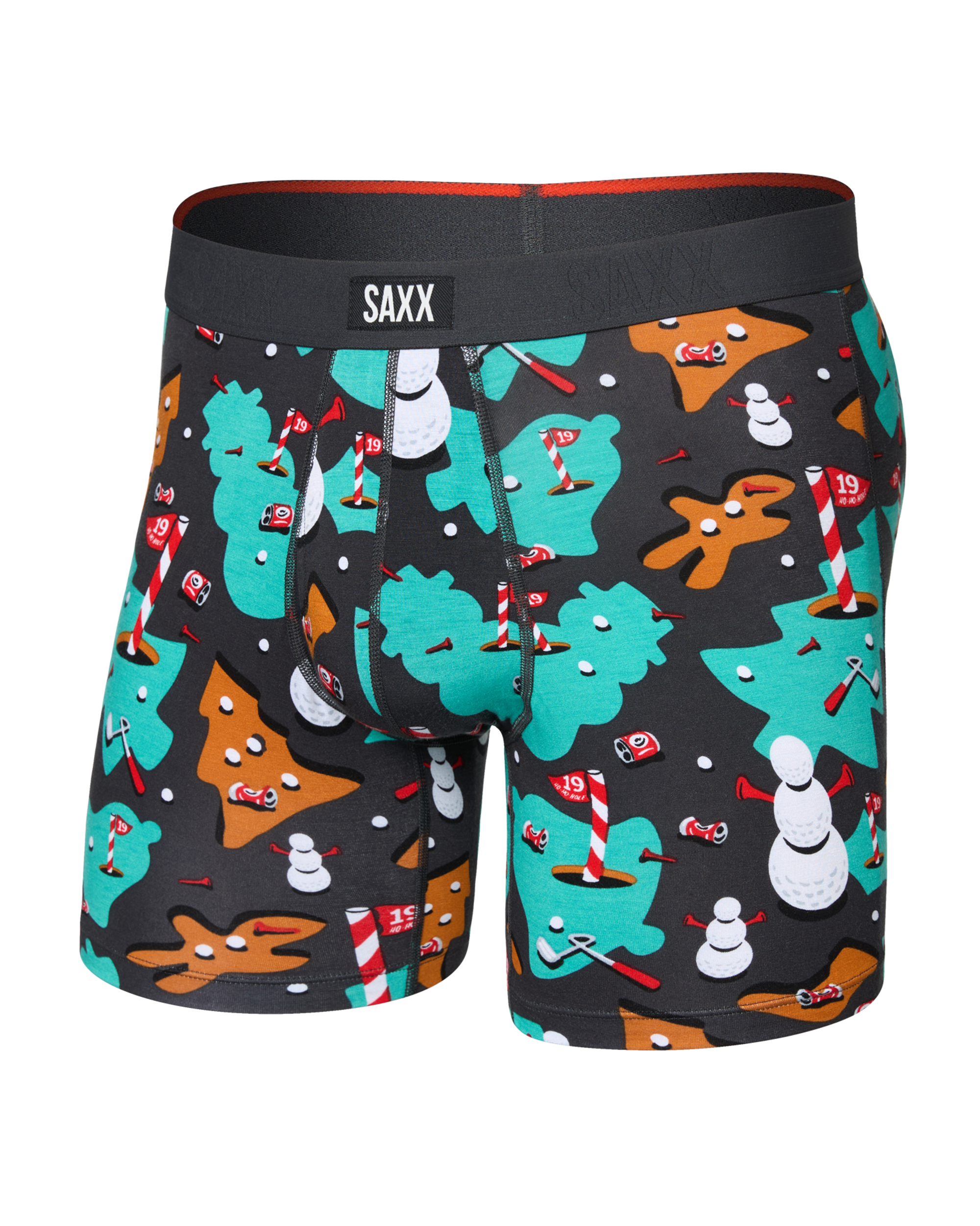 Saxx Vibe Xtra Boxer Brief Fly - 19th Hole-idays Black