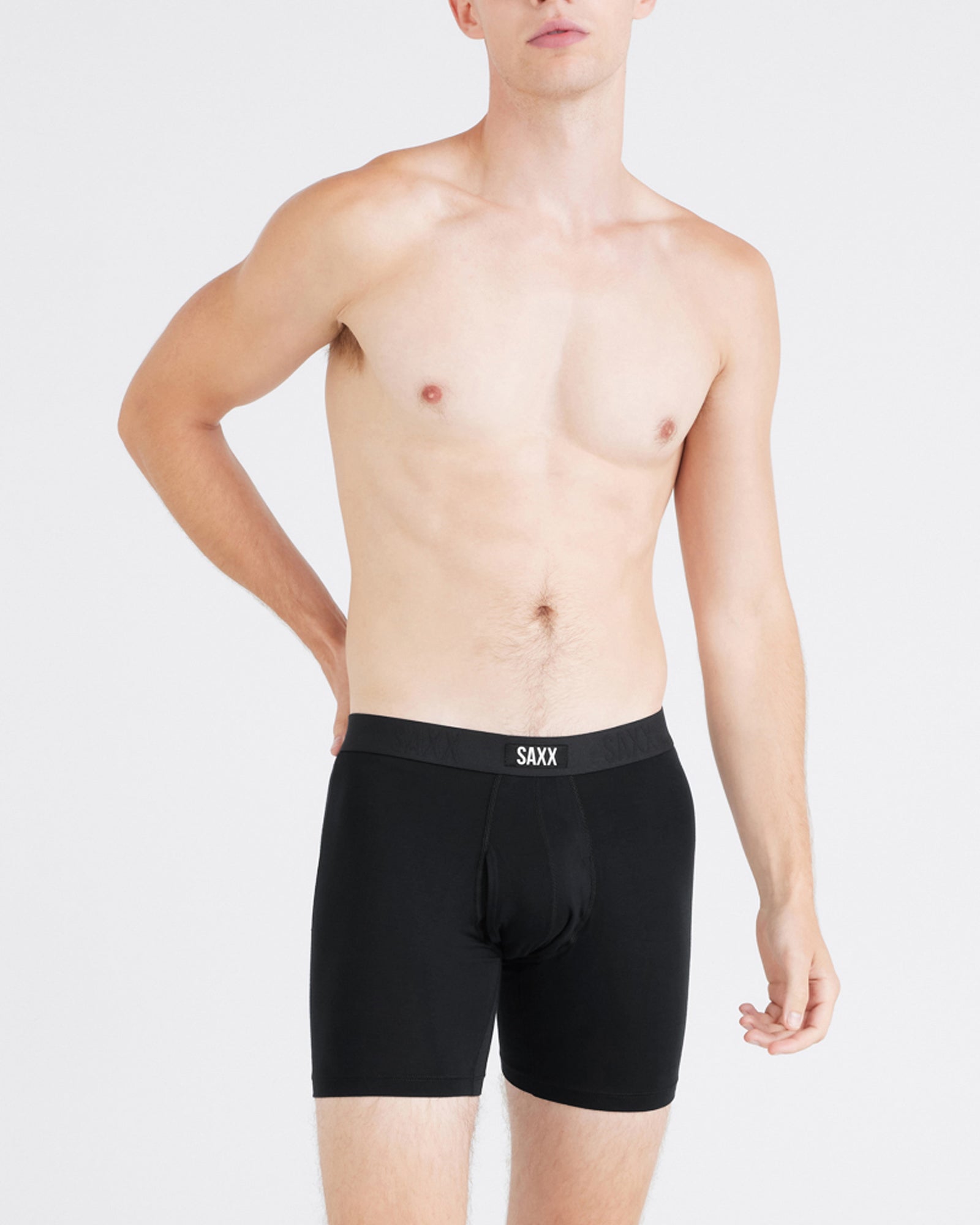 Saxx Vibe Xtra Boxer Brief Fly - Black