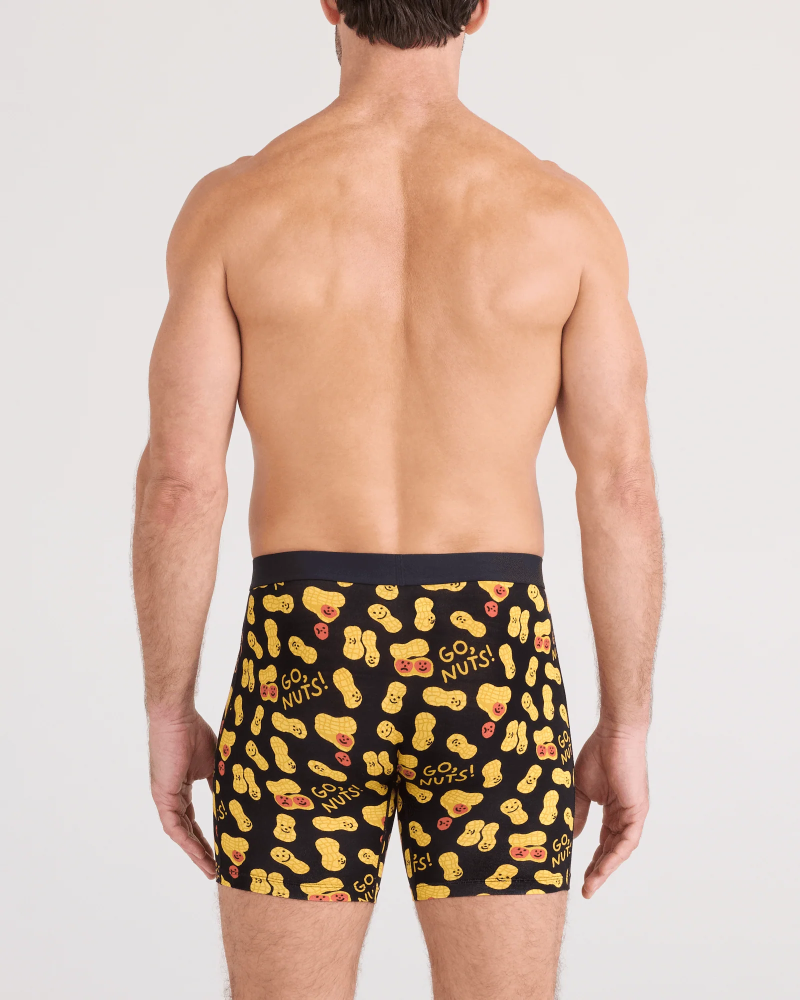 Saxx Vibe Xtra Boxer Brief Fly - Go Nuts Black