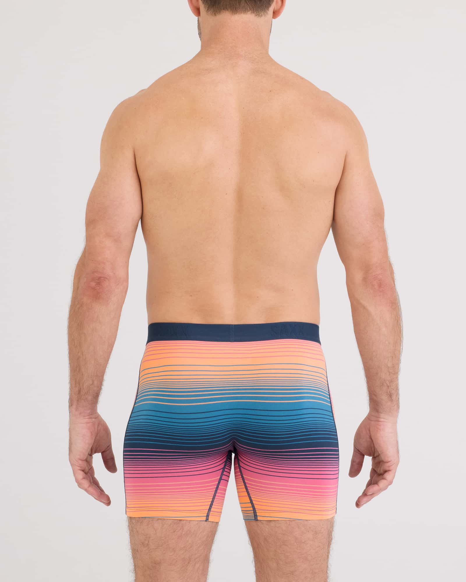 Saxx Vibe Xtra Boxer Brief Fly - Hazy Stripe