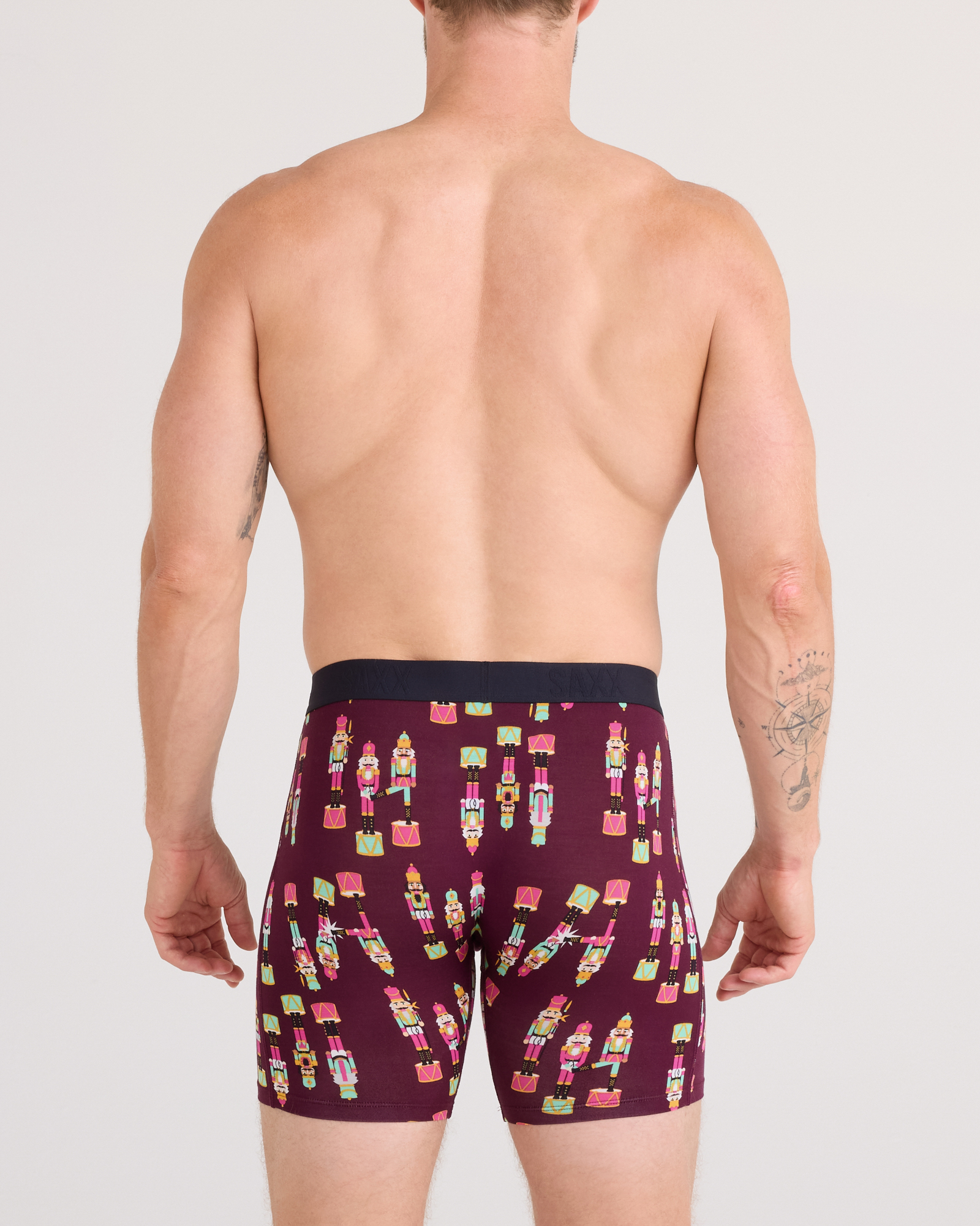 Saxx Vibe Xtra Boxer Brief Fly - Nutcracker 25 Maroon