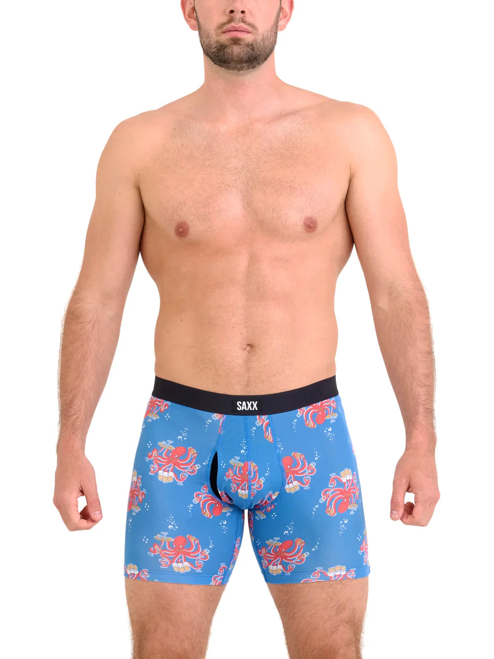 Saxx Vibe Xtra Boxer Brief Fly - Octopus Bartender
