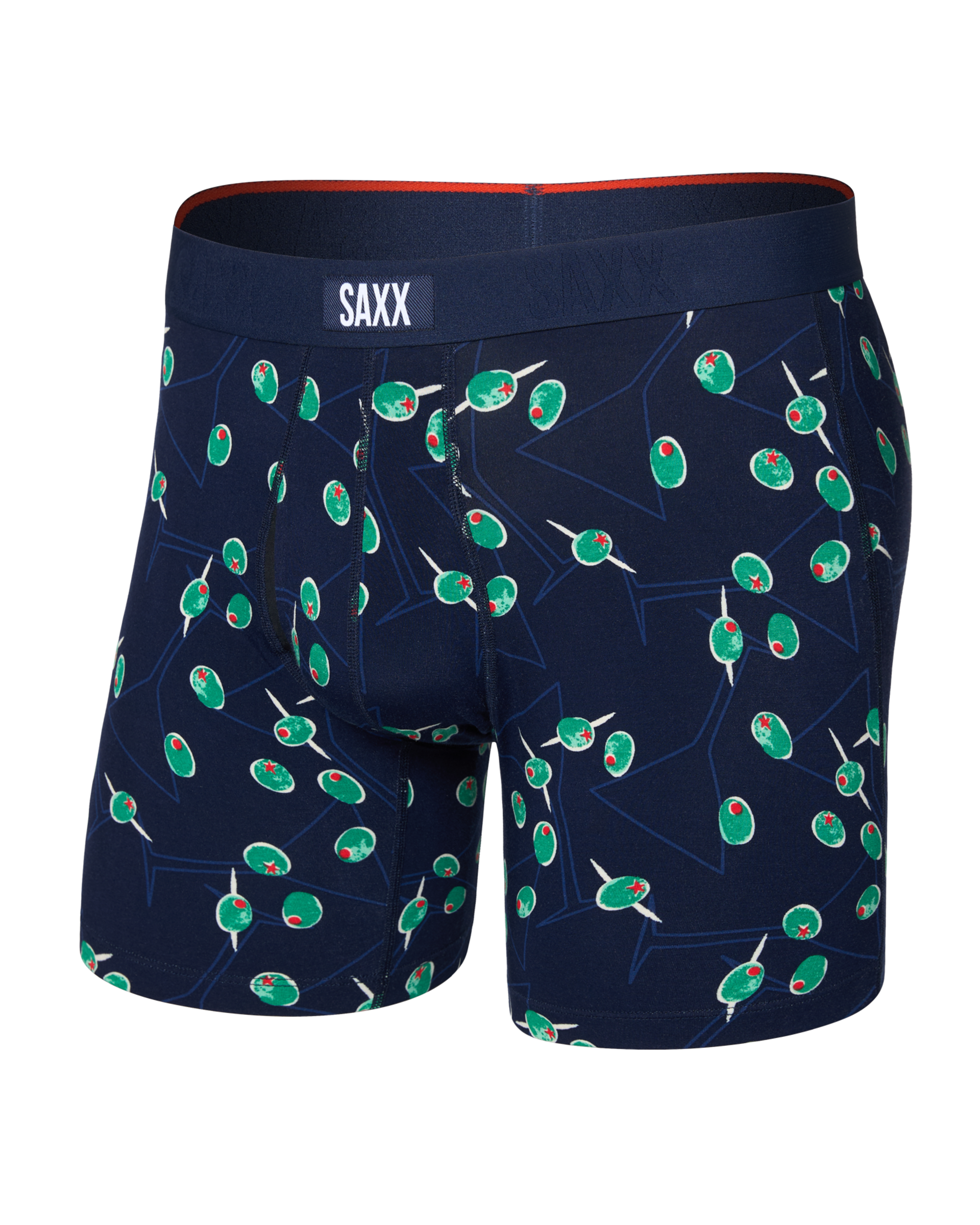 Saxx Vibe Xtra Boxer Brief Fly - Olive You Maritime