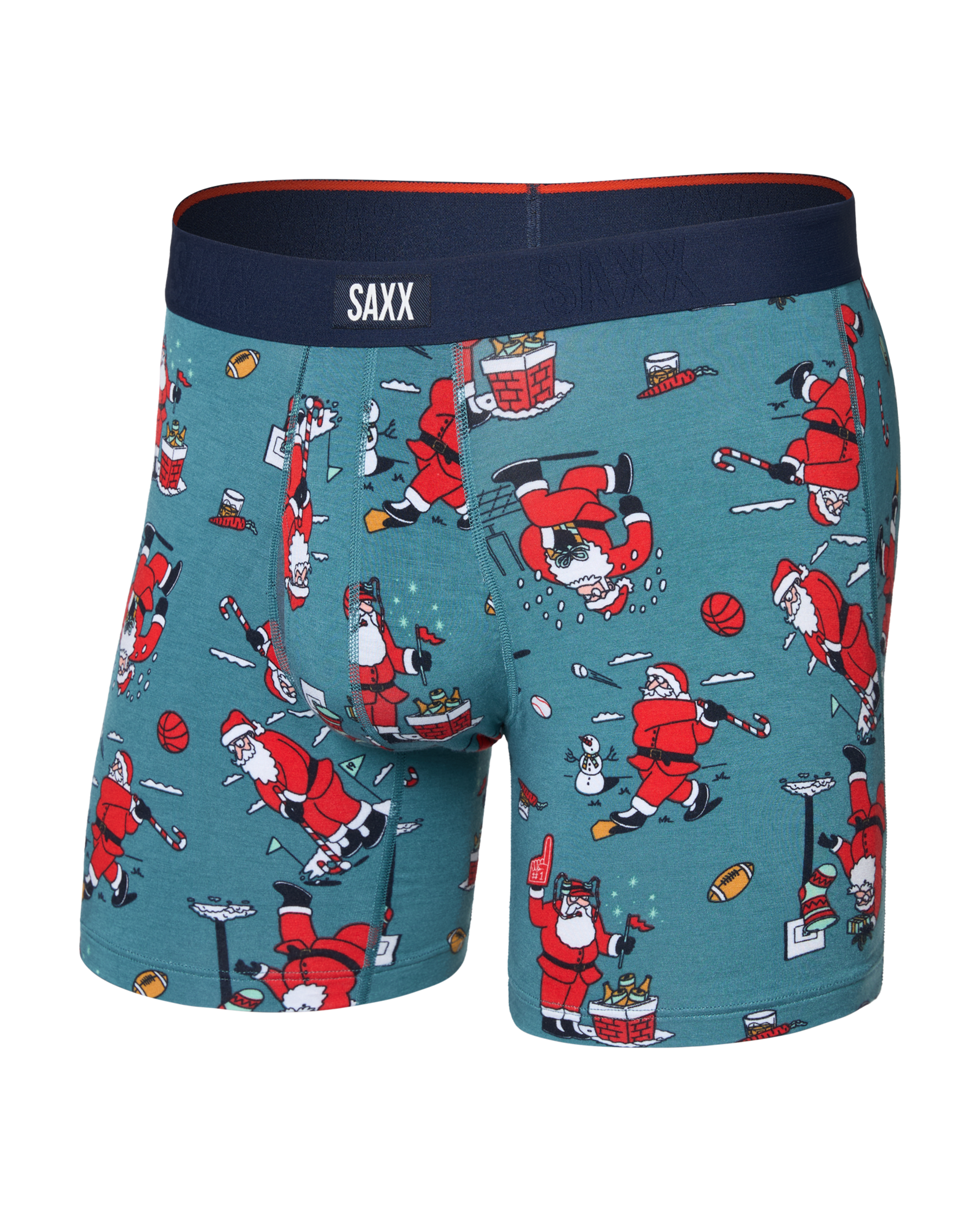 Saxx Vibe Xtra Boxer Brief Fly - Santathalon Seascape