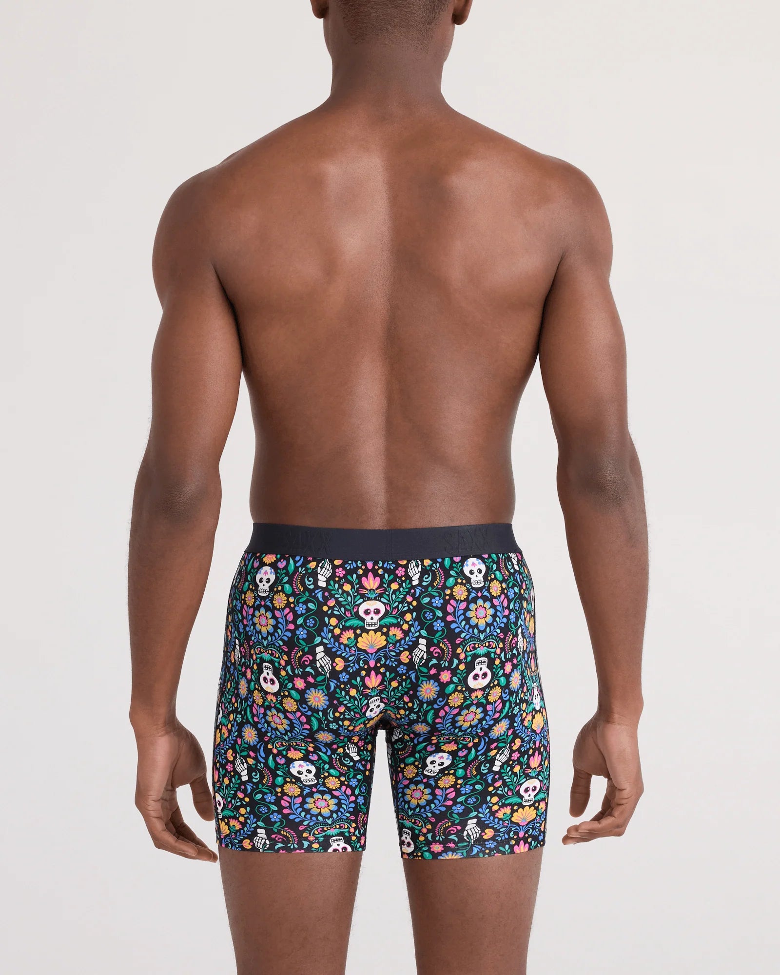 Saxx Vibe Xtra Boxer Brief Fly - Skull Garden Multi