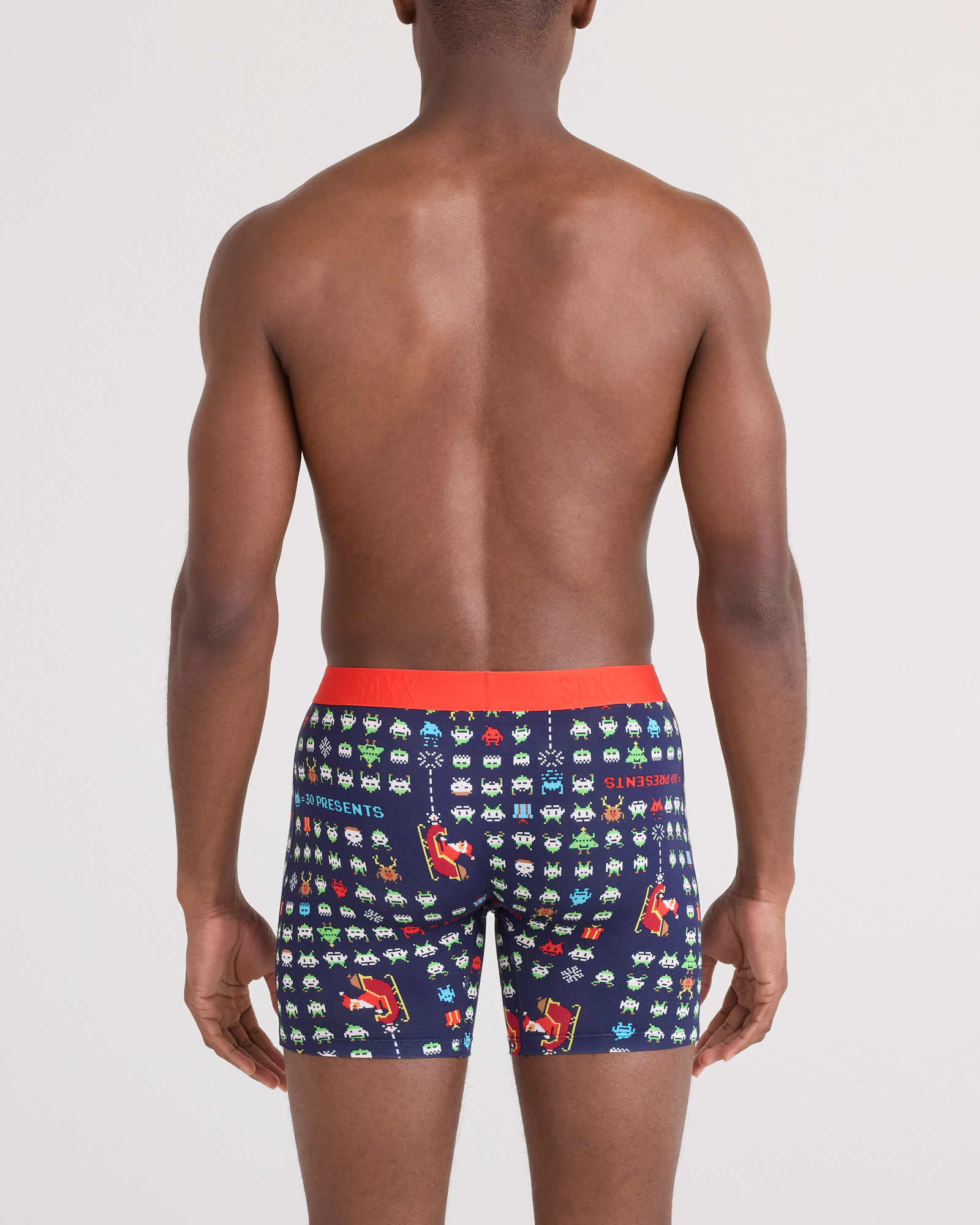 Saxx Vibe Xtra Boxer Brief Fly - Sleigh Invaders Maritime