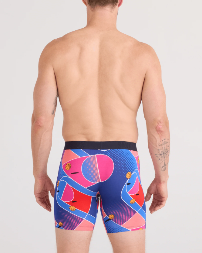 Saxx Vibe Xtra Boxer Brief Fly - Sport Court Multi