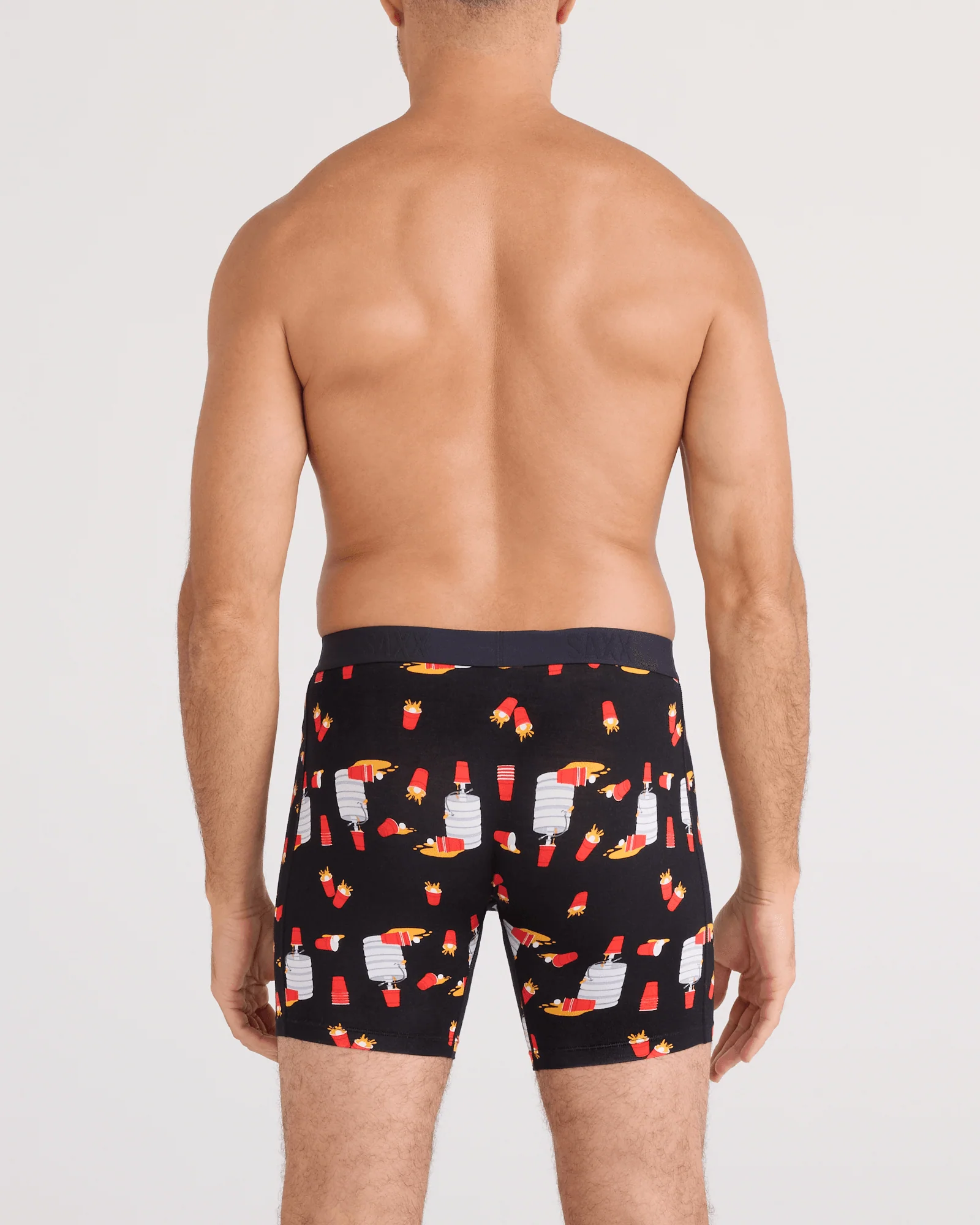 Saxx Vibe Xtra Boxer Brief Fly - Tapped Out Black