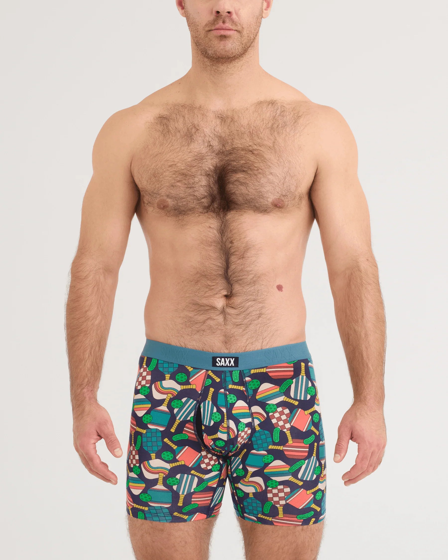 Saxx Vibe Xtra Soft Comfort Boxer Brief Fly - Dill Ball