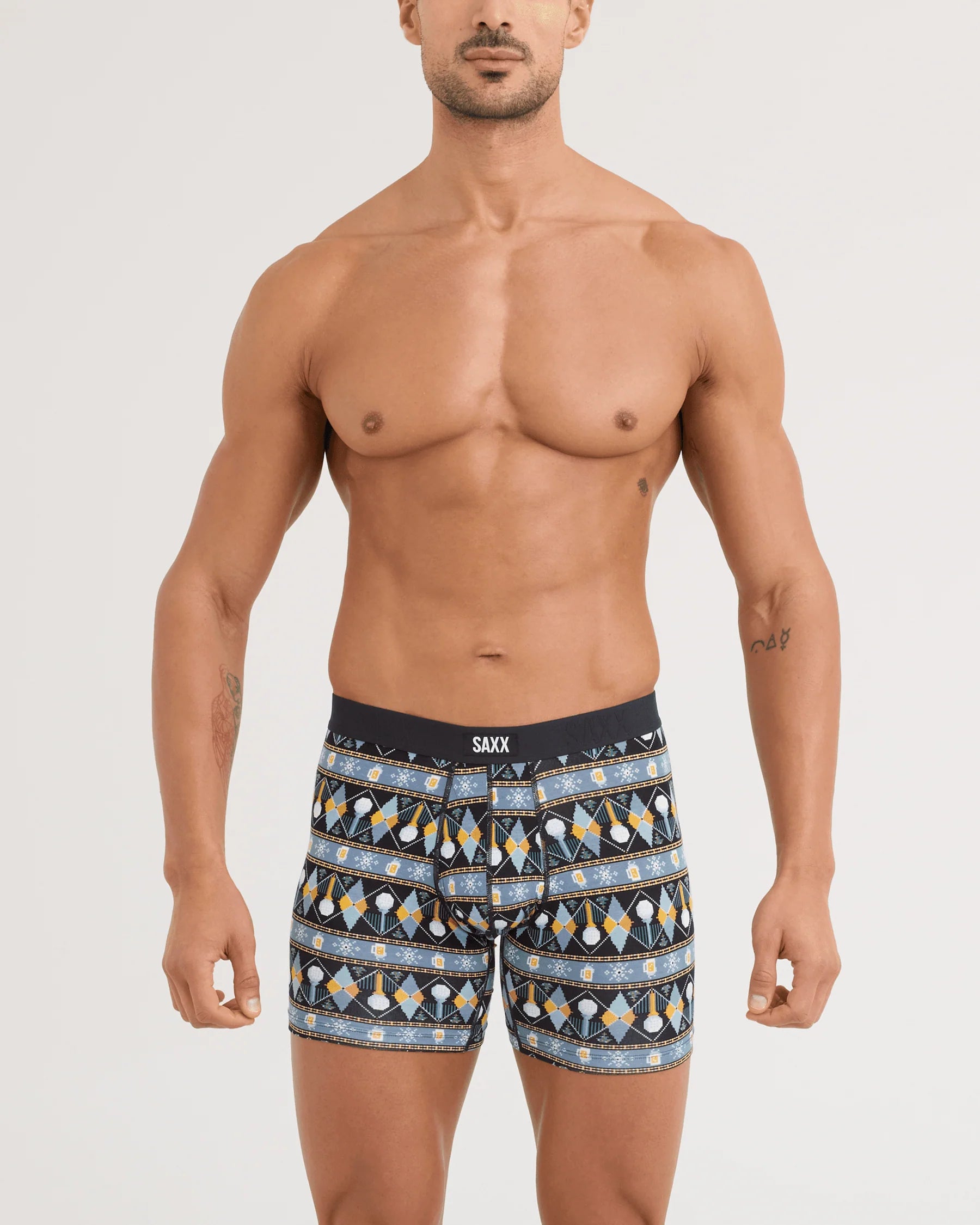 Saxx Vibe Xtra Soft Comfort Boxer Brief Fly - Golf Sweater