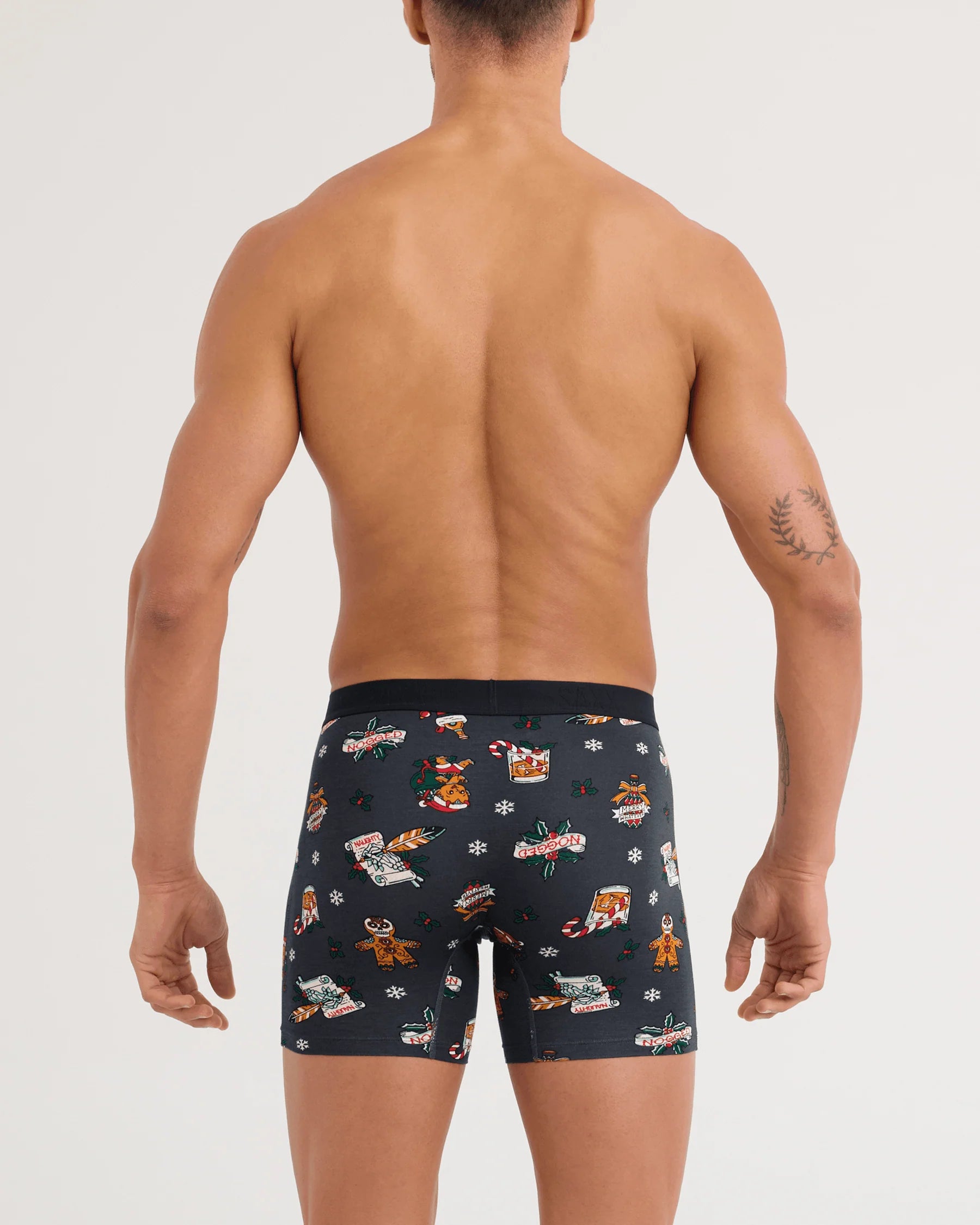 Saxx Vibe Xtra Soft Comfort Boxer Brief Fly - Holiday Flash