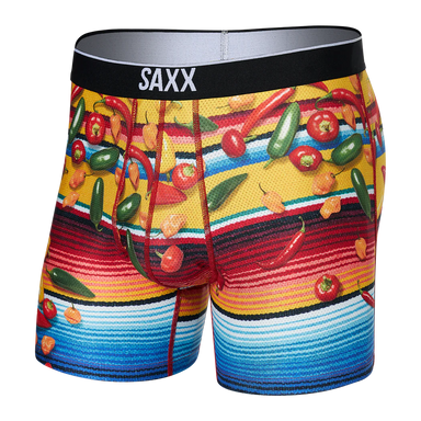 Saxx Volt Boxer Brief - Hey Hot Stuff - Multi Mens - Saxx - Volt by Saxx | Grace the Boutique