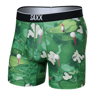 Saxx Volt Boxer Brief - Off Course - Green Mens - Saxx by Saxx | Grace the Boutique