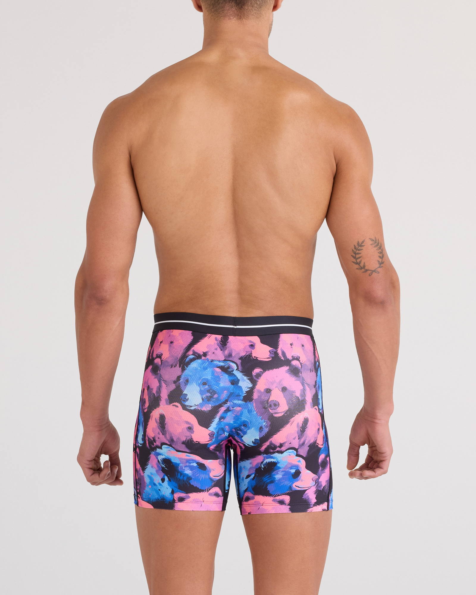 Saxx Volt Breathable Mesh Boxer - Beartastic Multi