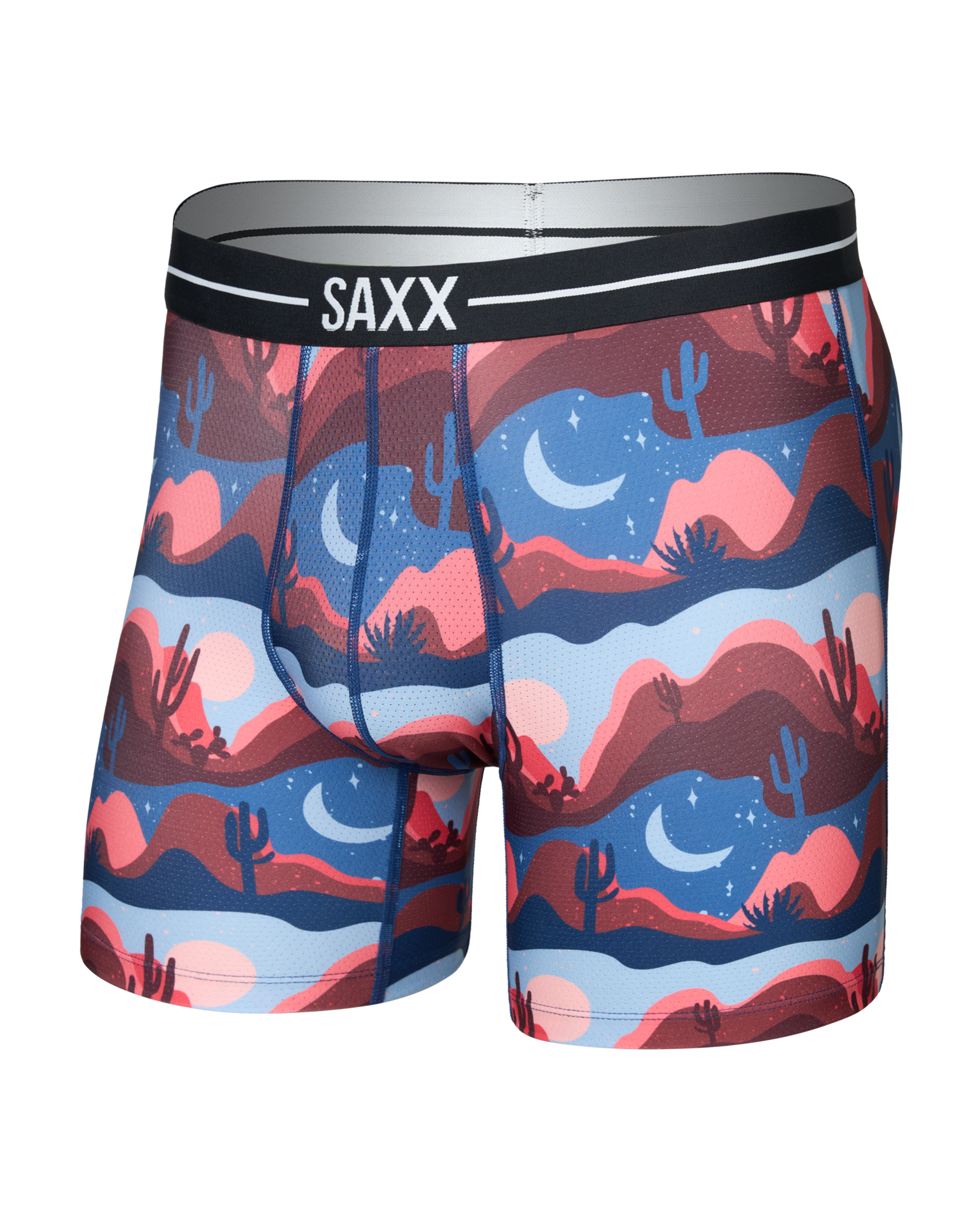 Saxx Volt Breathable Mesh Boxer - Canyon Daze Red Clay