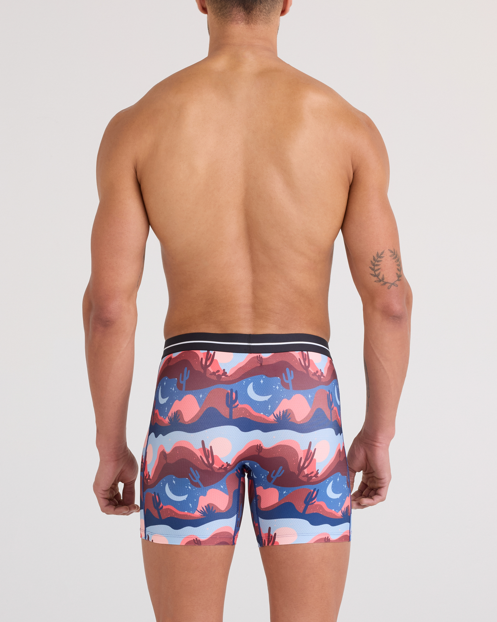 Saxx Volt Breathable Mesh Boxer - Canyon Daze Red Clay