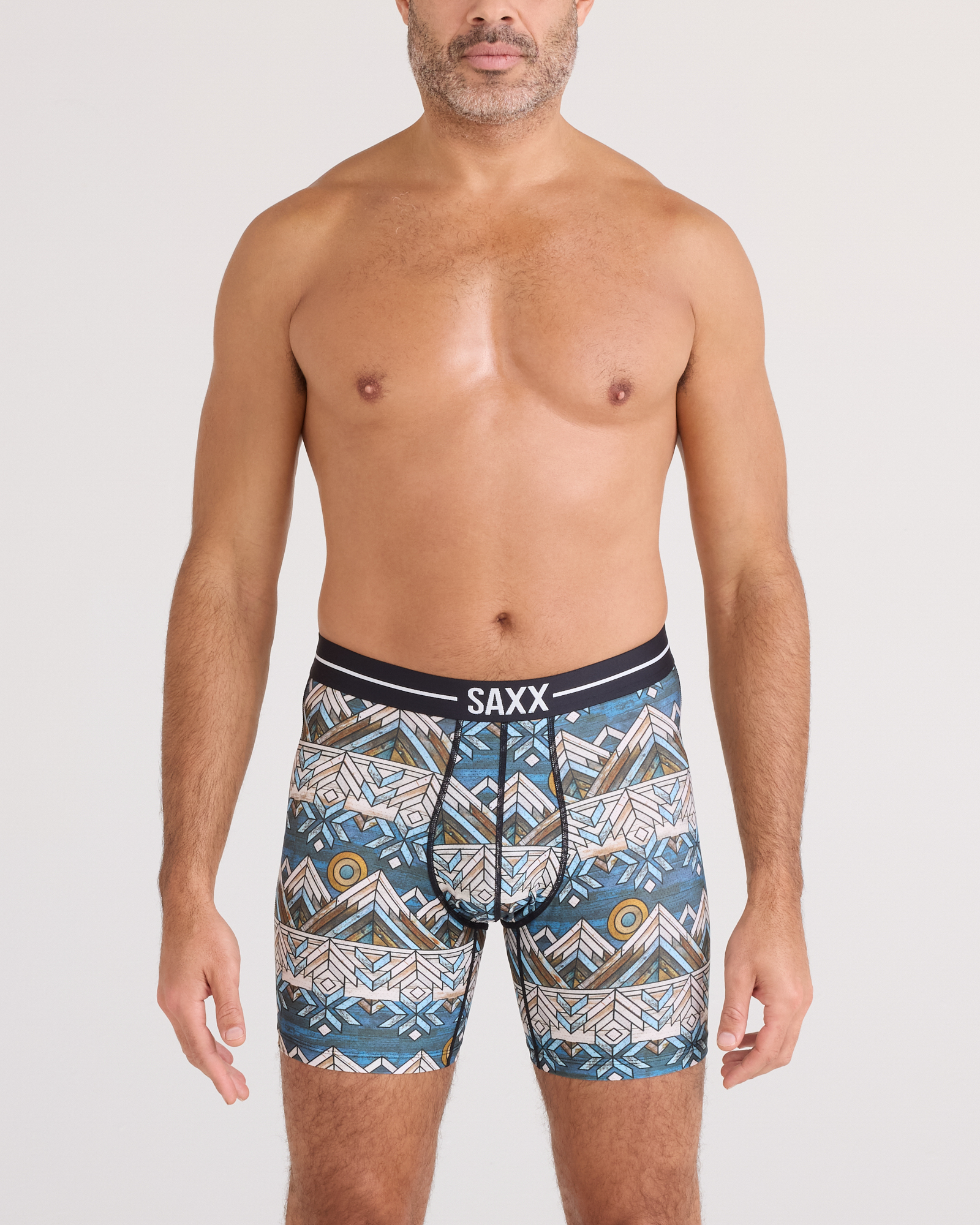 Saxx Volt Breathable Mesh Boxer - Timberline/Multi