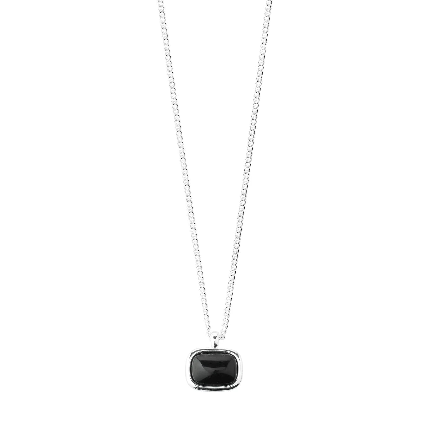 Pilgrim Now Necklace - Silver/Black