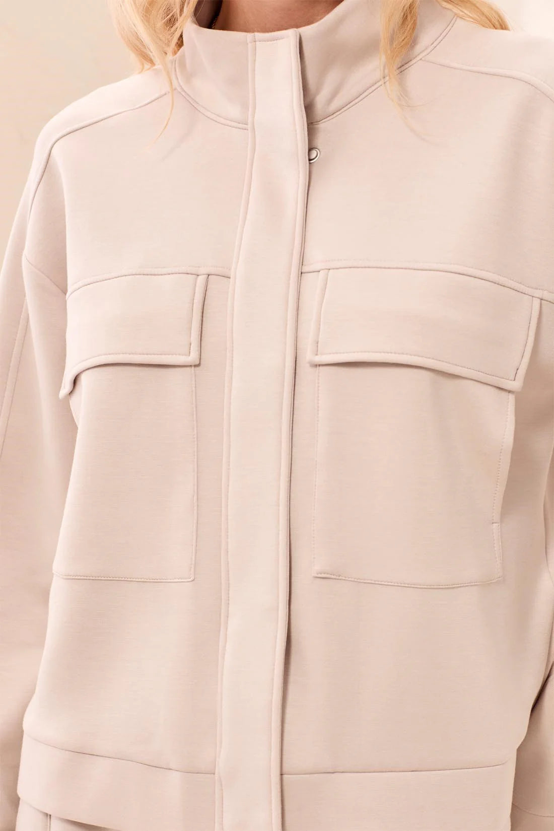 Tribal Techno Lux Cardi - Sand Dune