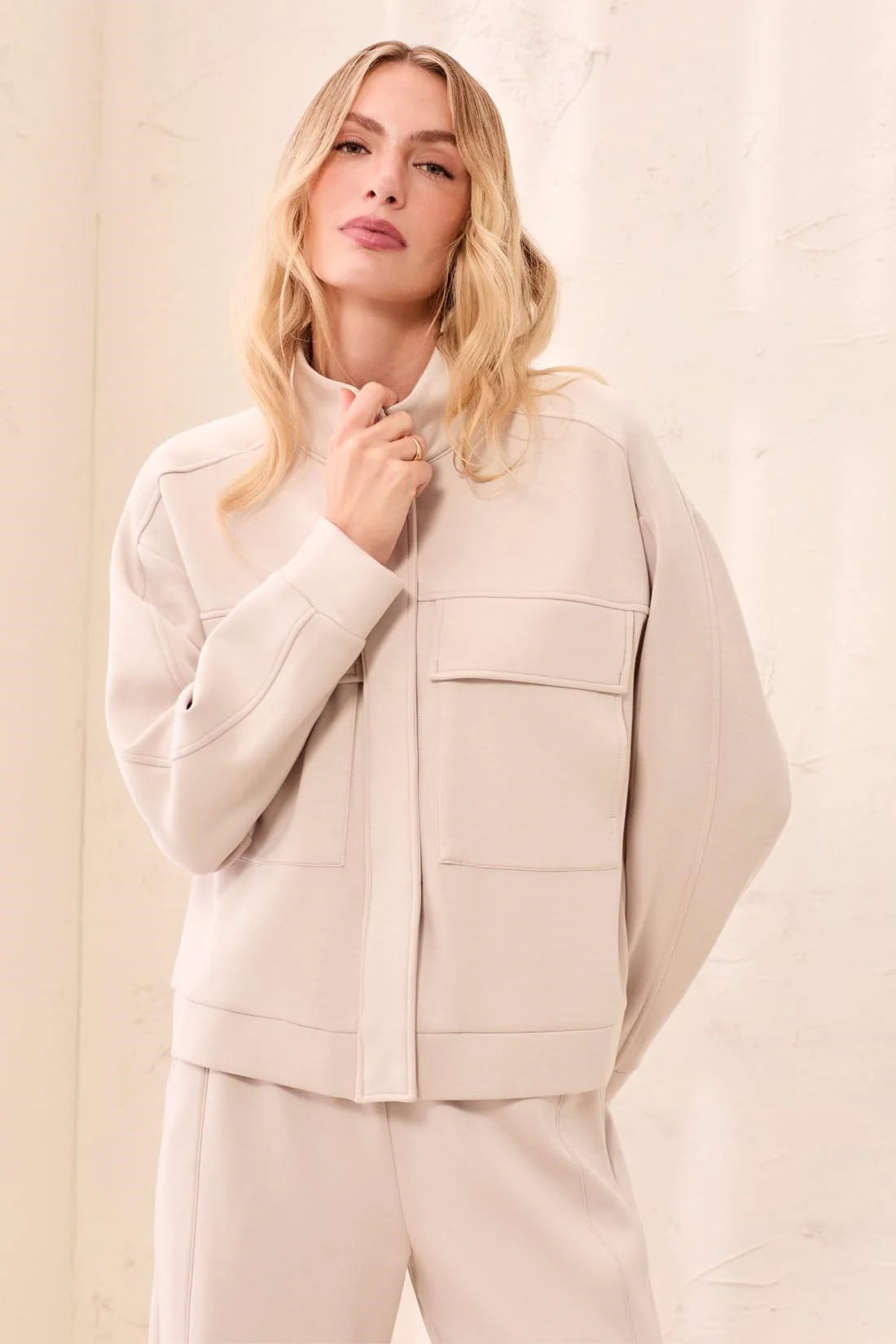 Tribal Techno Lux Cardi - Sand Dune