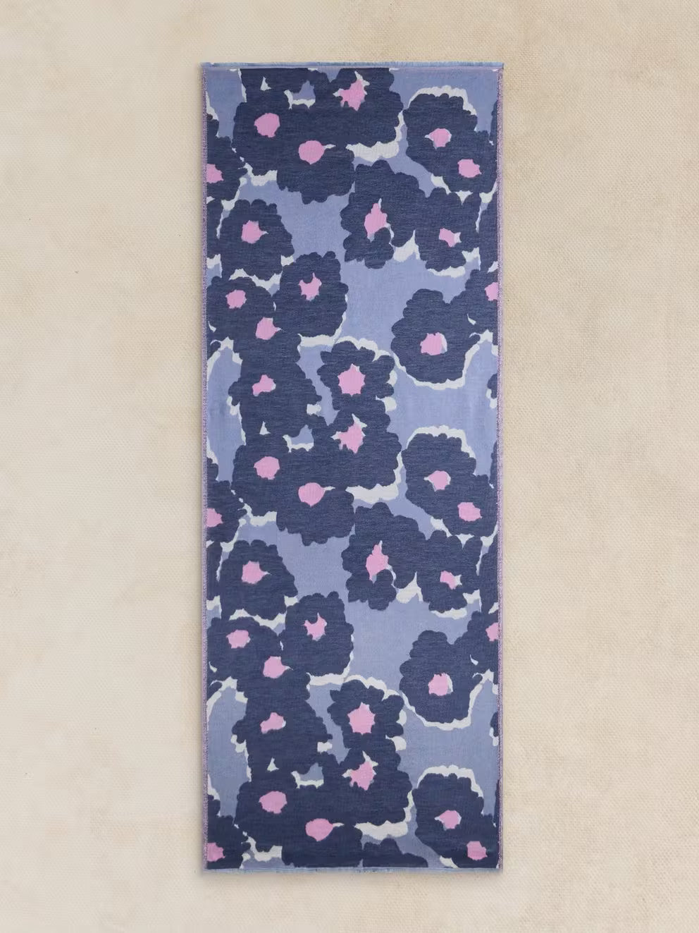White Stuff Selma Midweight Scarf - Blue Print