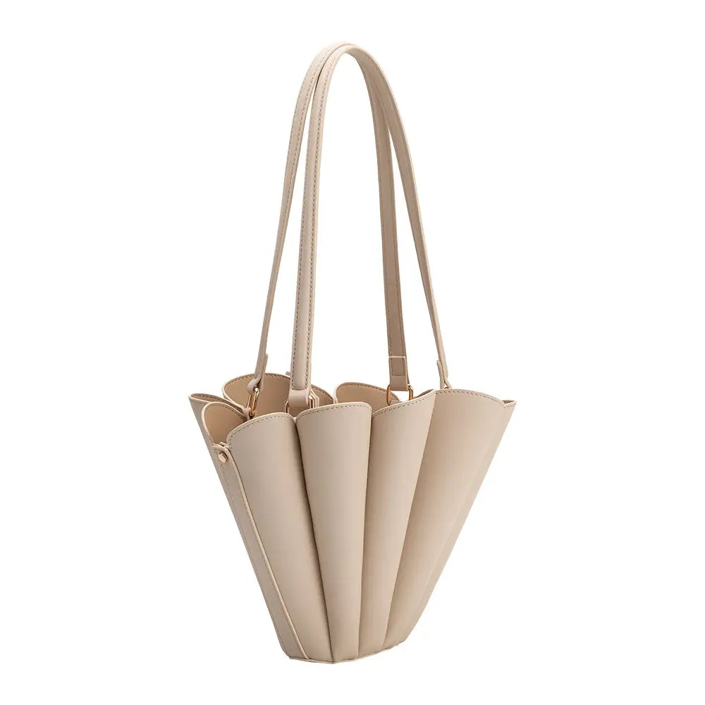 Melie Bianco Shellie Handbag - Bone