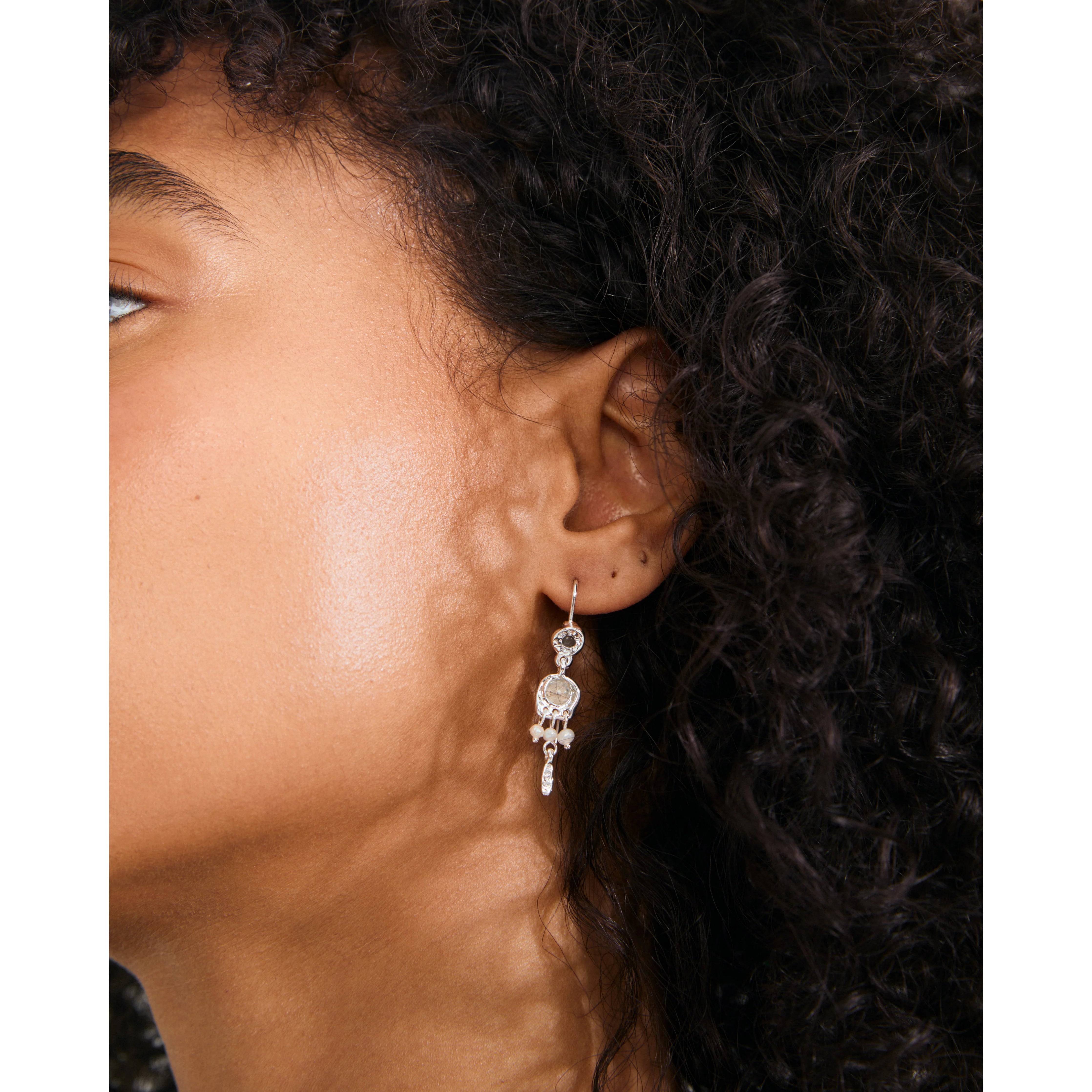 Pilgrim Here Earrings - Silver