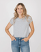 Shannon Passero Inspire Tee - Heather Grey Clothing - Tops - Shirts - SS Knits by Shannon Passero | Grace the Boutique