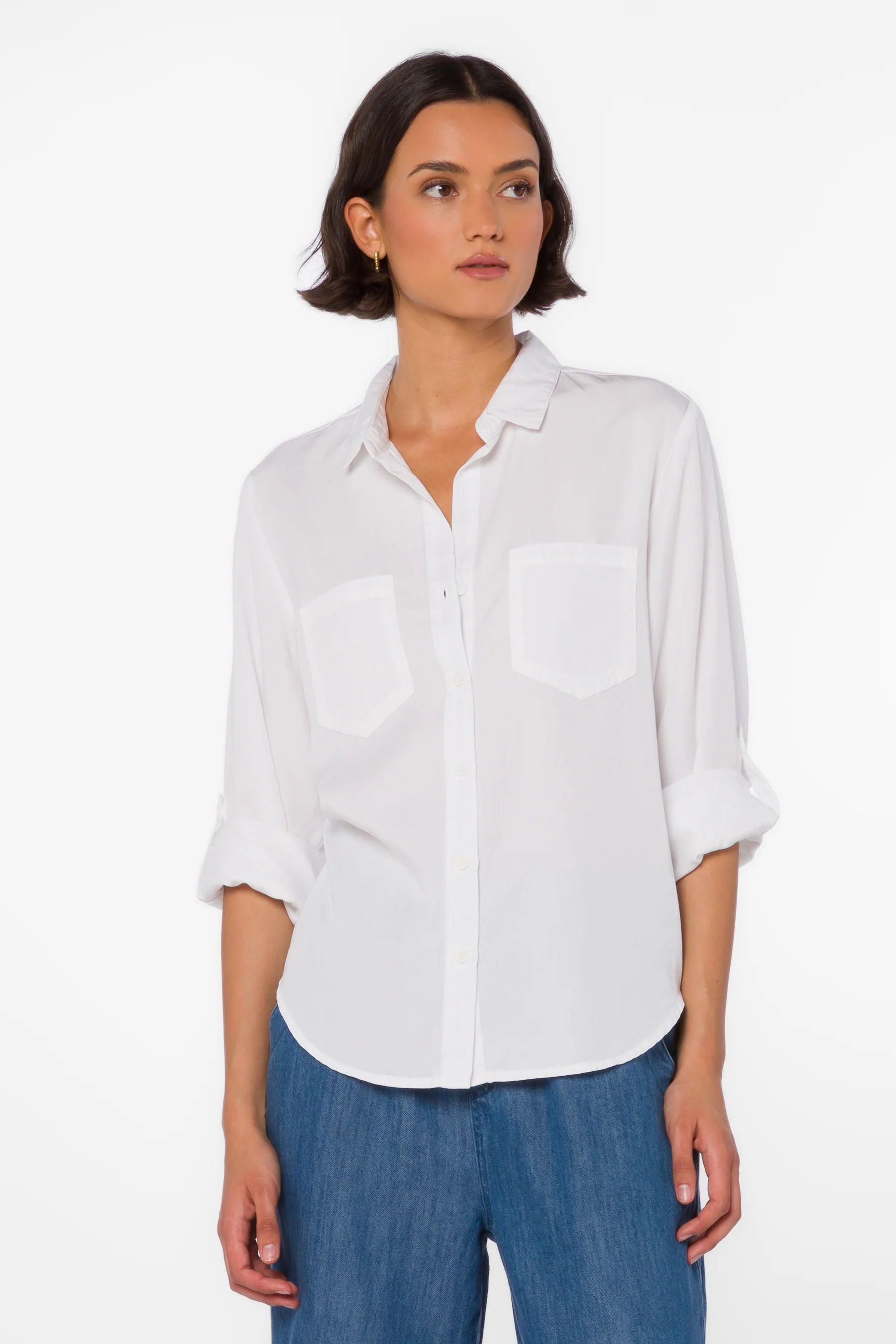 Velvet Heart Sirena Shirt - Optic White