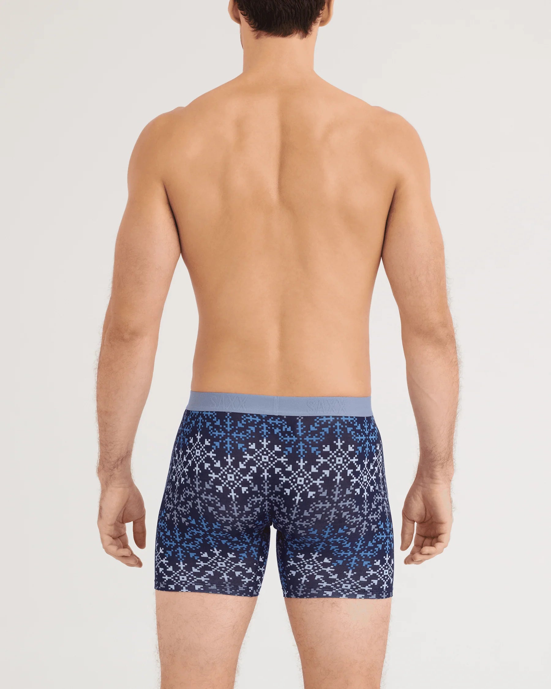 Saxx Vibe Xtra Soft Comfort Boxer Brief Fly 2 Pack - Snowflake